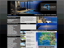 Tablet Screenshot of cape-invest.com